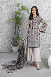 Milan by Tawakkal Unstitched 3 Piece Digital Print Slub Lawn Suit-M-9223