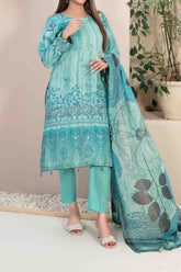 Roha By Tawakkal Unstitched 3 Piece Digital Lawn Suit-D-9326