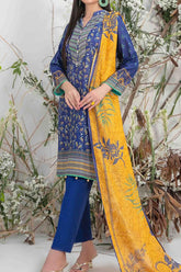 Safeena by Tawakkal Unstitched 3 Piece Digital Print Slub Lawn Suit-S-9348