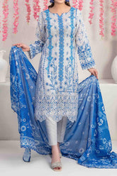 Afsara By Tawakkal Unstitched 3 Piece Digital Lawn Suit-D-9380