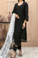 Serra by Tawakkal Unstitched 3 Piece Emb Cotton Schiffli Vol-02 Suit-S-9413