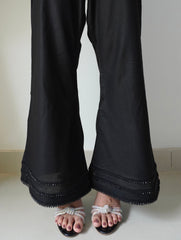 Deck Up Pearl Bell Bottoms - Black