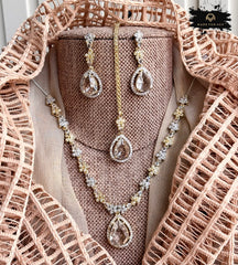 Made For Her-Elaris - Zircon Necklace Set - KB1020