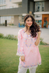 Dhaga Stitched 2 Piece Co-ords Set-Blushe