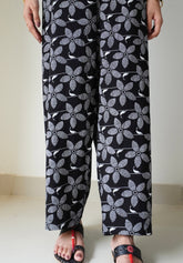 Deck Up Printed Pajamas D#1 - Black