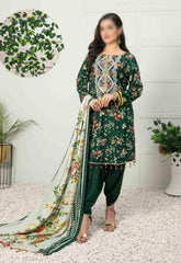 Seher by Tawakkal Unstitched 3 Piece Linen Suit-S-7540-A