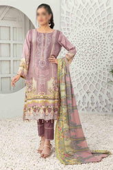 Seher by Tawakkal Unstitched 3 Piece Linen Suit-S-7543-A