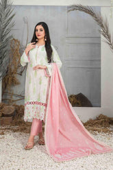 Frey by Tawakkal Unstitched 3 Printed & Emb Lawn Suit-FT-8636