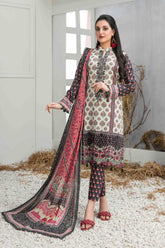 Frey by Tawakkal Unstitched 3 Printed & Emb Lawn Suit-FT-8640