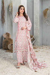 Frey by Tawakkal Unstitched 3 Printed & Emb Lawn Suit-FT-8647