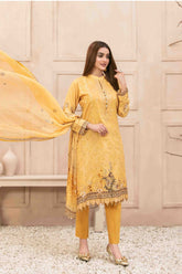 Laleh by Tawakkal Unstitched 3 Piece Slub Digital Print Lawn Suit-L-9166