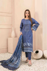 Laleh by Tawakkal Unstitched 3 Piece Slub Digital Print Lawn Suit-L-9172