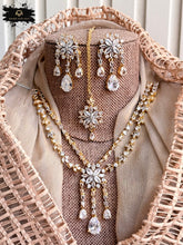 Made For Her-Elarique Zircon Necklace Set - KFS1049