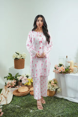 Dhaga Stitched 2 Piece Lawn Suit-Matching separate 0049