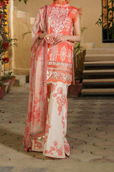 Meraki by Asifa N Nabeel Unstitched 3 Piece Lawn Collection'2024-Dahlia