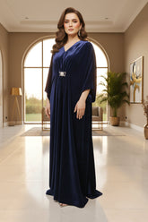 Veloria By Dressline Velvet Kaftan Winter Collection'2025-veloria-stitched-midnight-royale