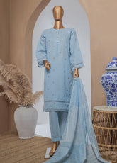 Damask By HZ Stitched 3 Piece Gold Jacquard Eid Edit Collection-DBJ-049