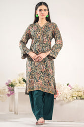 Odyssey By Dor Stitched Co Ords Printed Jacquard Chapter-01 Collection'2025-DJOC-05-Deep Teal