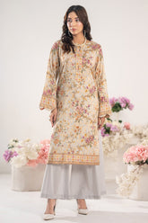 Odyssey By Dor Stitched Co Ords Printed Jacquard Chapter-01 Collection'2025-DJOC-06-Cream