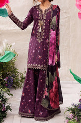 Dahlia by Iznik Unstitched 3 Piece Printed Lawn Suit-DL-06-Tranquil