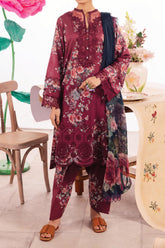 Dahlia by Iznik Unstitched 3 Piece Printed Lawn Suit-DL-11-Solistice