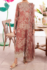 Dahlia by Iznik Unstitched 3 Piece Printed Lawn Suit-DL-12-Saffron