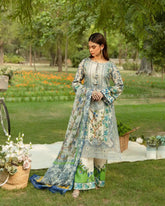 Gul Bahar By Inara Stitched 3 Piece Summer Suit-PEONY DR-04