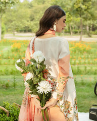 Gul Bahar By Inara Stitched 3 Piece Summer Suit-BOTANICAL DR-08
