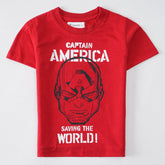 Kjunction Boys Half Sleeves-Printed T-Shirt