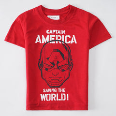 Kjunction Boys Half Sleeves-Printed T-Shirt