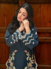 Tng By MD Stitched Bahar Collection-Neel Kamal (Navy Blue)