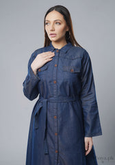 Abaya.Pk Denim Hale Abaya