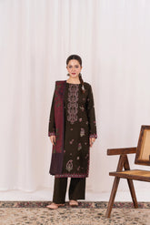 Feathers Unstitched Winter Arrivals Suit-NIVORA-FT555