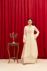 Manahils Stitched Formals K-147-Off White