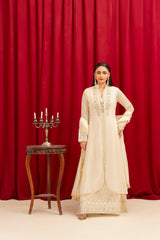 Manahils Stitched Formals K-147-Off White