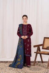 Feathers Unstitched Winter Arrivals Suit-EISLEN-FT554
