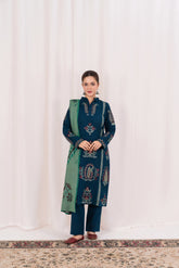 Feathers Unstitched Winter Arrivals Suit-BRIVANE-FT553