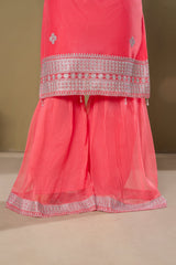 Midway Arts Stitched 3 Piece Formals Collection'2026-embroidered-chiffon-gharara-suit-3-pcs