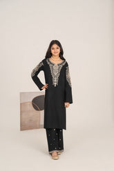 Khayat Stitched 2 Piece Winter Kids Suit-Noireen