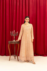 Manahils Stitched Formals K-136-Peach