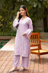 Tng By MD Stitched Bahar Collection-Banafshan (Lilac)