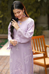 Tng By MD Stitched Bahar Collection-Banafshan (Lilac)