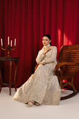 Manahils Stitched Formals Angrakha-099-Tan