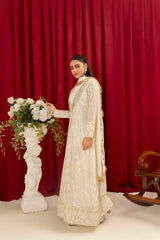 Manahils Stitched Formals K-135-Off White