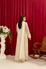 Manahils Stitched Formals K-135-Off White