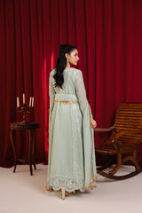 Manahils Stitched Formals K-136-Mint Green