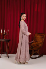 Manahils Stitched Formals K-136-Tea Rose