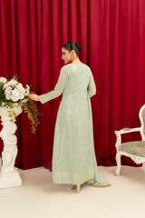 Manahils Stitched Formals K-135-Mint Green