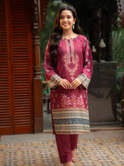 Tng By Md Stitched Baag Collection-Zareen | 2 Piece |Printed | Maroon