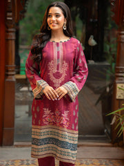 Tng By Md Stitched Baag Collection-Zareen | 2 Piece |Printed | Maroon